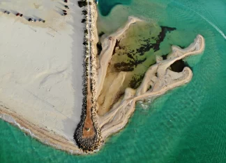 El paraíso mexicano con mar azul y dunas blancas » 2023