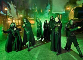 ¡Atención, fans de Harry Potter! Los malvados mortífagos llegan al Callejón Diagon de Universal »