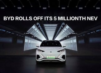 BYD logra el hito de alcanzar un récord por fabricar 5 millones de vehículos de nueva energía » 2023