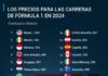 ¿Cuáles son los precios de las entradas para las carreras de Formula 1 en el 2024? »