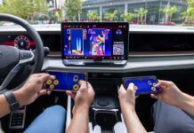 Volkswagen presenta el «AirConsole», un sistema de videojuegos integrado en el vehículo, para ciertos modelos del año 2027 »