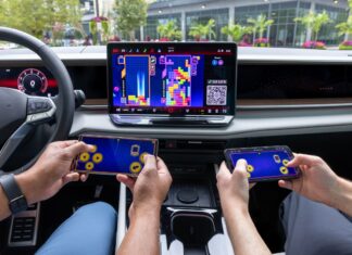 Volkswagen presenta el «AirConsole», un sistema de videojuegos integrado en el vehículo, para ciertos modelos del año 2027 »